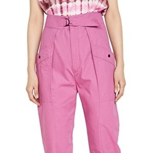Isabel Marant Etoile high rise belted trousers